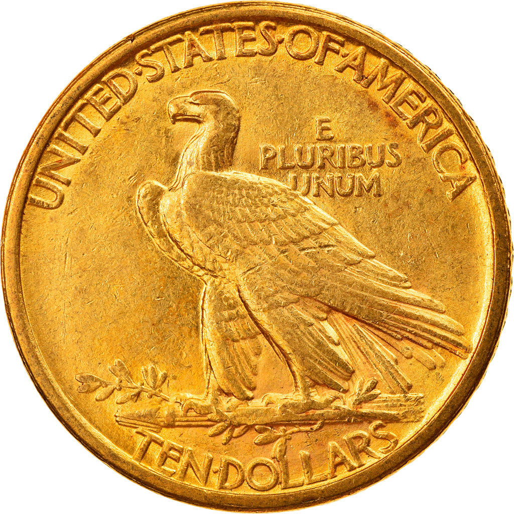 Coin, United States, Indian Head, $10, Eagle, 1907, U.S. Mint, Philadelphia