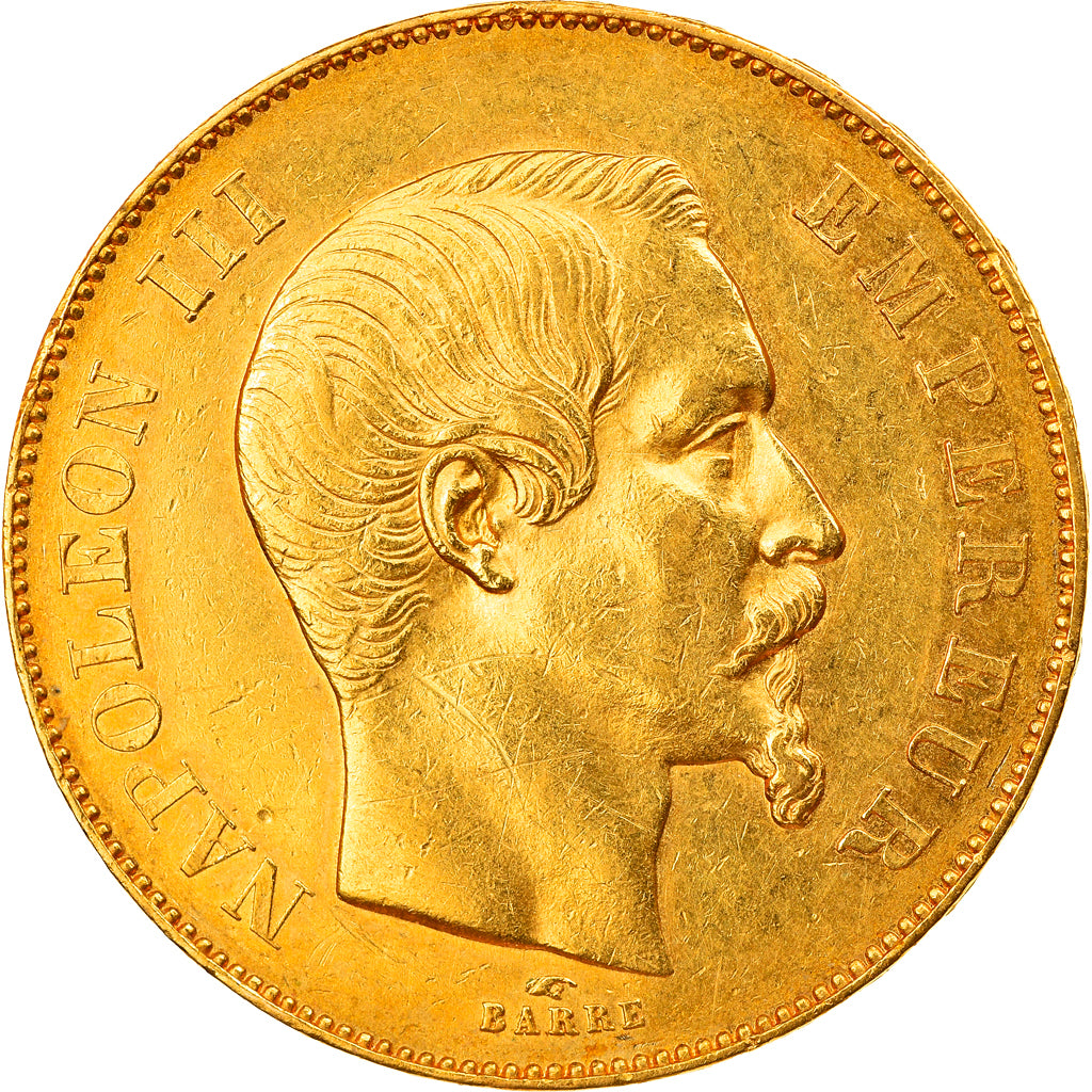 Münze, Frankreich, Napoleon III, Napoléon III, 50 Francs, 1855, Paris, VZ