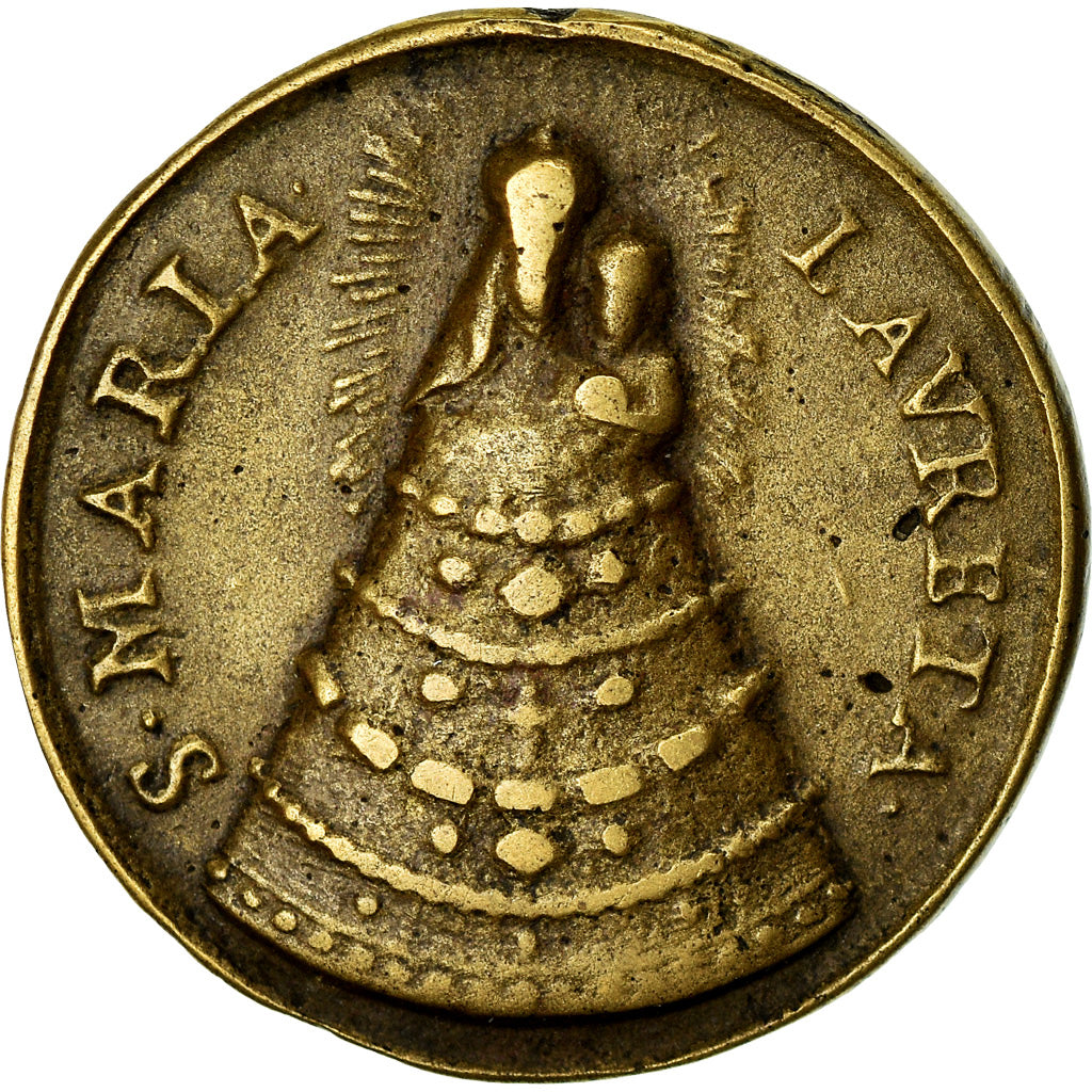 Włochy, Medal, Santa Maria Laureta., Religie i wierzenia, EF(40-45), Mosiądz