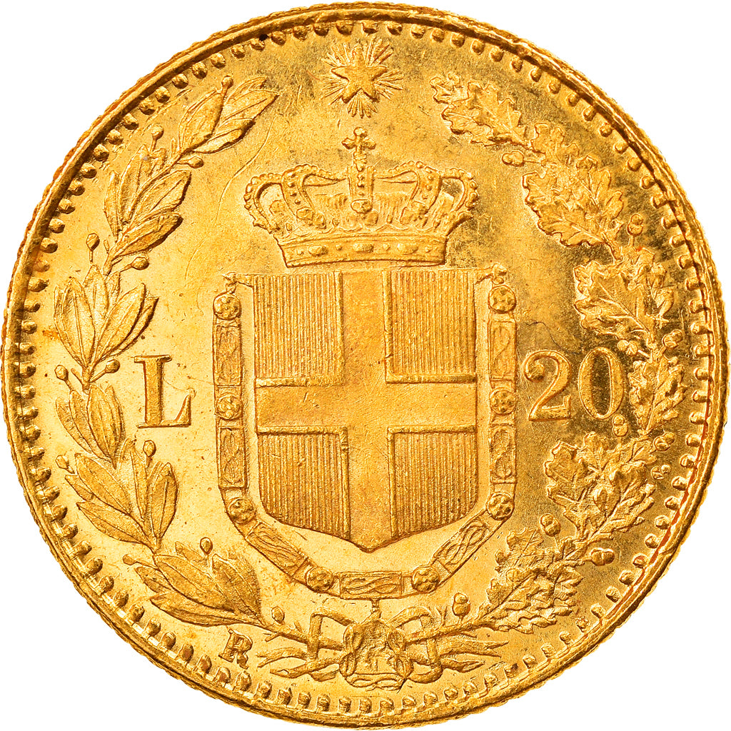 Monnaie, Italie, Umberto I, 20 Lire, 1882, Rome, SPL, Or, KM:21