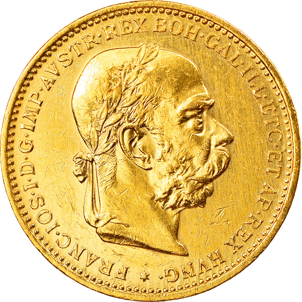 Moneda, Austria, Franz Joseph I, 20 Corona, 1894, MBC, Oro, KM:2806