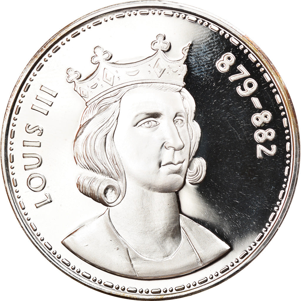 France, Medal, Louis III 879-882, MS(65-70), Silver