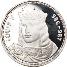 France, Medal, Louis V 986-987, MS(65-70), Silver