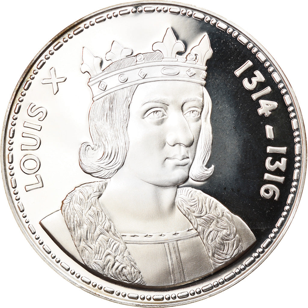 France, Medal, Louis X 1314-1316, MS(65-70), Silver