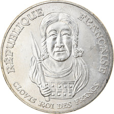Coin, France, Clovis, 100 Francs, 1996, MS(60-62), Silver, KM:1180, Gadoury:953