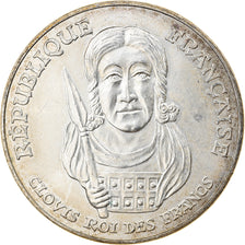 Coin, France, Clovis, 100 Francs, 1996, MS(60-62), Silver, KM:1180, Gadoury:953
