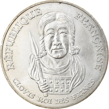 Coin, France, Clovis, 100 Francs, 1996, MS(60-62), Silver, KM:1180, Gadoury:953