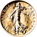 Coin, France, Semeuse, Franc, 2001, Paris, MS(65-70), Gold, KM:925.1a