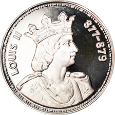 France, Medal, Louis II 877-879, MS(65-70), Silver