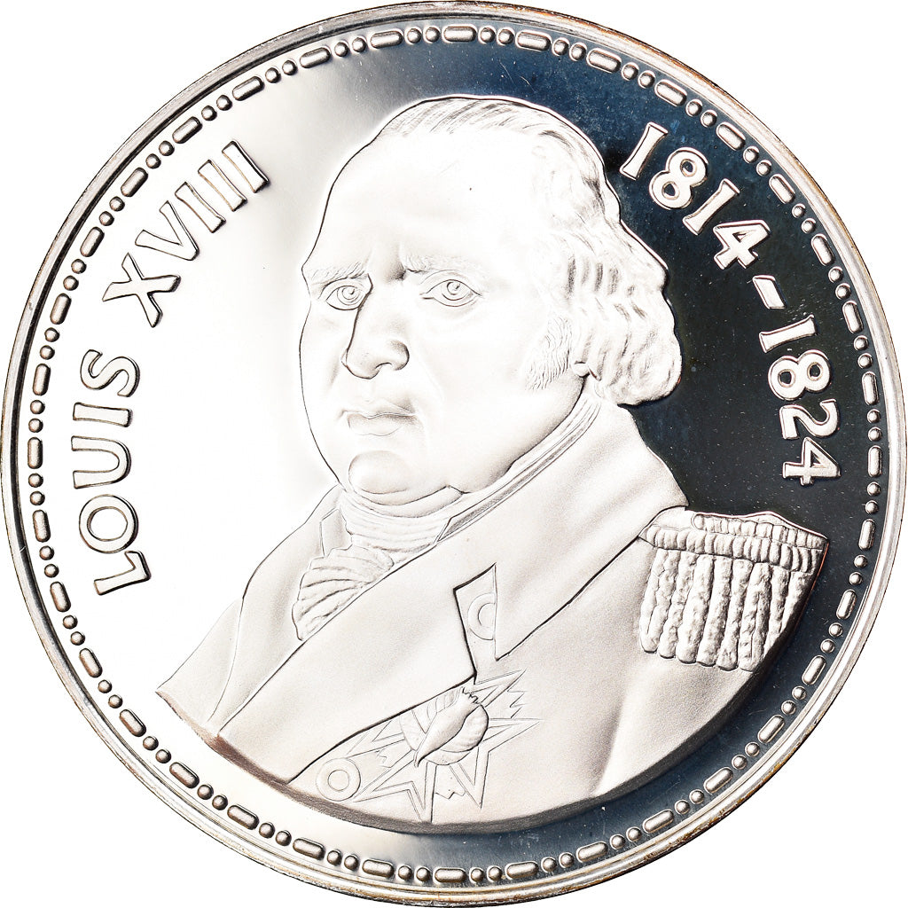 France, Medal, Louis XVIII 1814-1824, MS(65-70), Silver