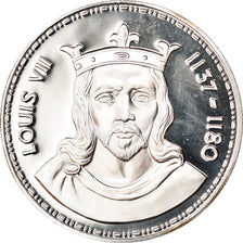 Francja, Medal, Ludwik VII, Louis VII 1137-1180, MS(65-70), Srebro