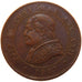 ITALIAN STATES, 4 Soldi, 20 Centesimi, 1867, Roma, KM #1374, EF(40-45), Copper,.