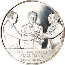 Estados Unidos de América, medalla, Traité de Paix Israelo-Egyptien, Politics