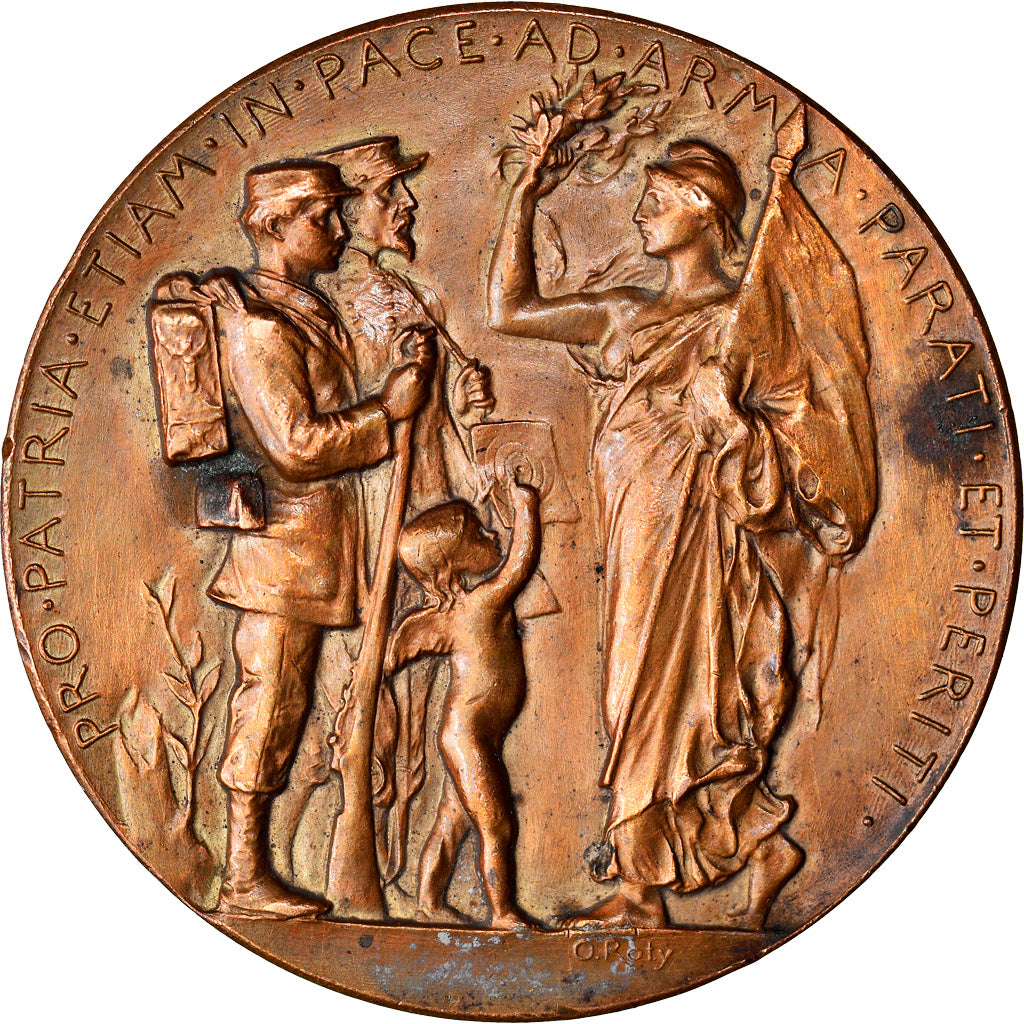 France, Médaille, Politics, Society, War, O.Roty, République Française, SUP+