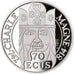 Monnaie, France, Charlemagne, 500 Francs-70 Ecus, 1990, Paris, FDC, Platinum