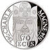 Coin, France, Charlemagne, 500 Francs-70 Ecus, 1990, Paris, MS(65-70), Platinum