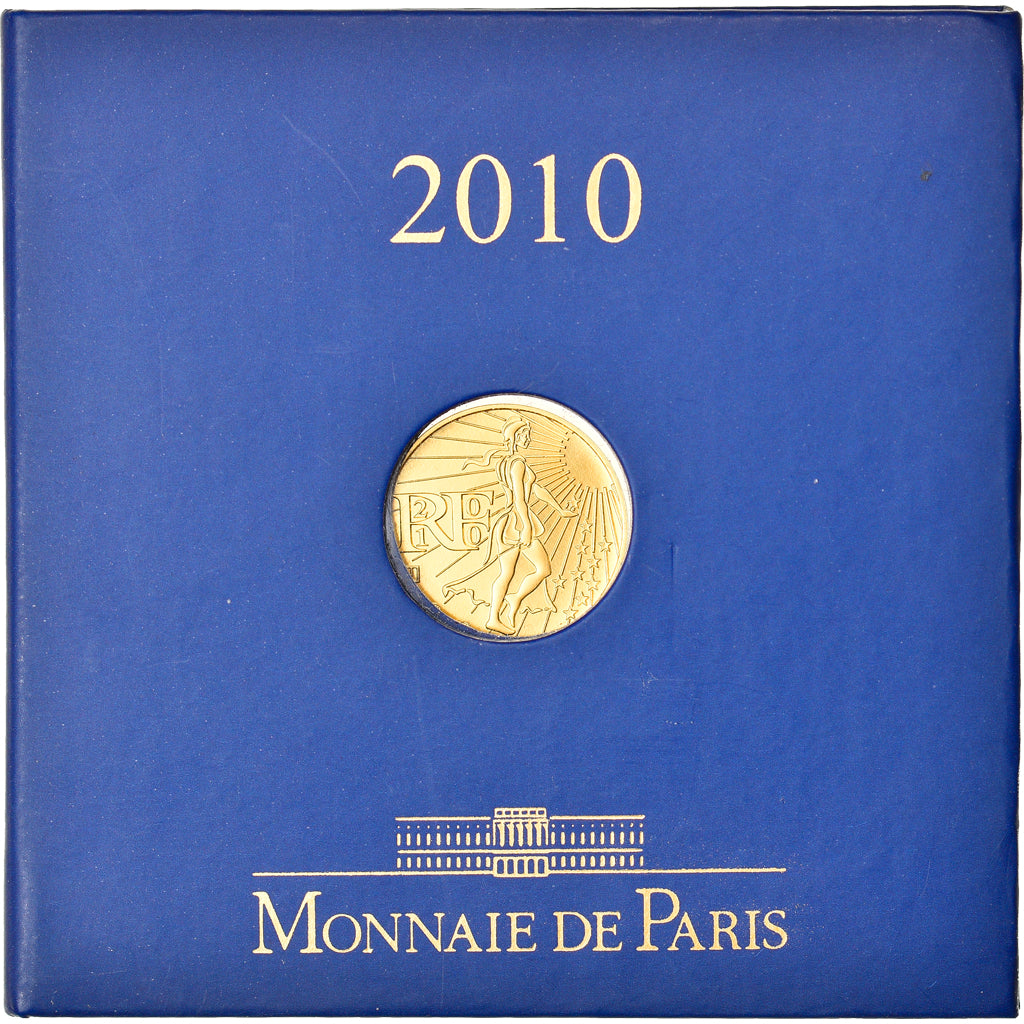 France, 100 Euro, 2010, MS(65-70), Gold, KM:1536
