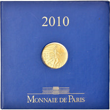 France, 100 Euro, 2010, MS(65-70), Gold, KM:1536