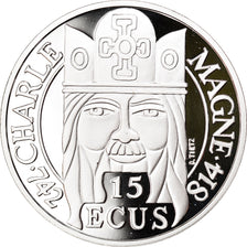 Moneta, Francia, 100 Francs-15 Ecus, 1990, Paris, FDC, Argento, KM:989