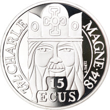 Coin, France, 100 Francs-15 Ecus, 1990, Paris, MS(65-70), Silver, KM:989