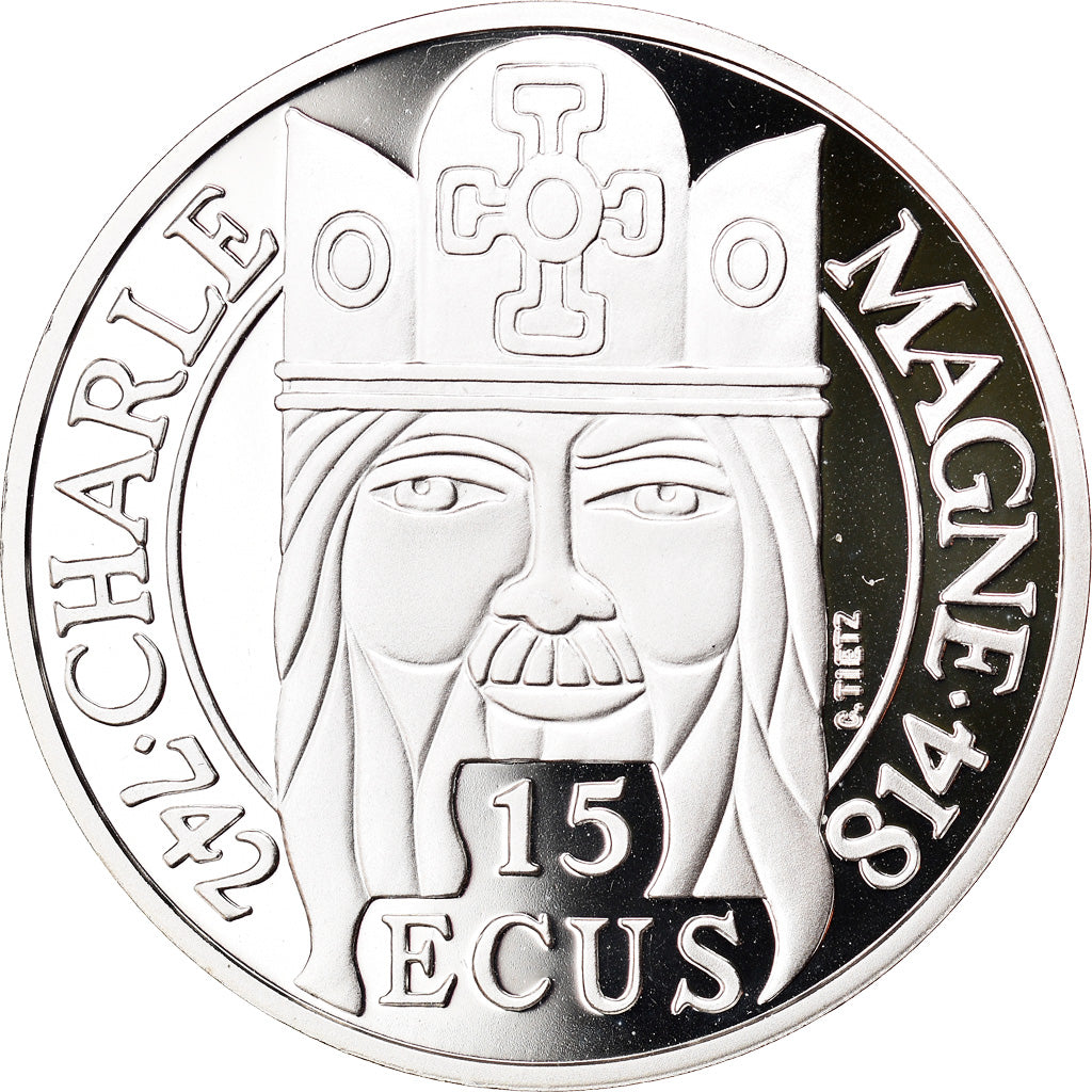 Coin, France, 100 Francs-15 Ecus, 1990, Paris, MS(65-70), Silver, KM:989