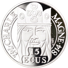 Coin, France, 100 Francs-15 Ecus, 1990, Paris, MS(65-70), Silver, KM:989