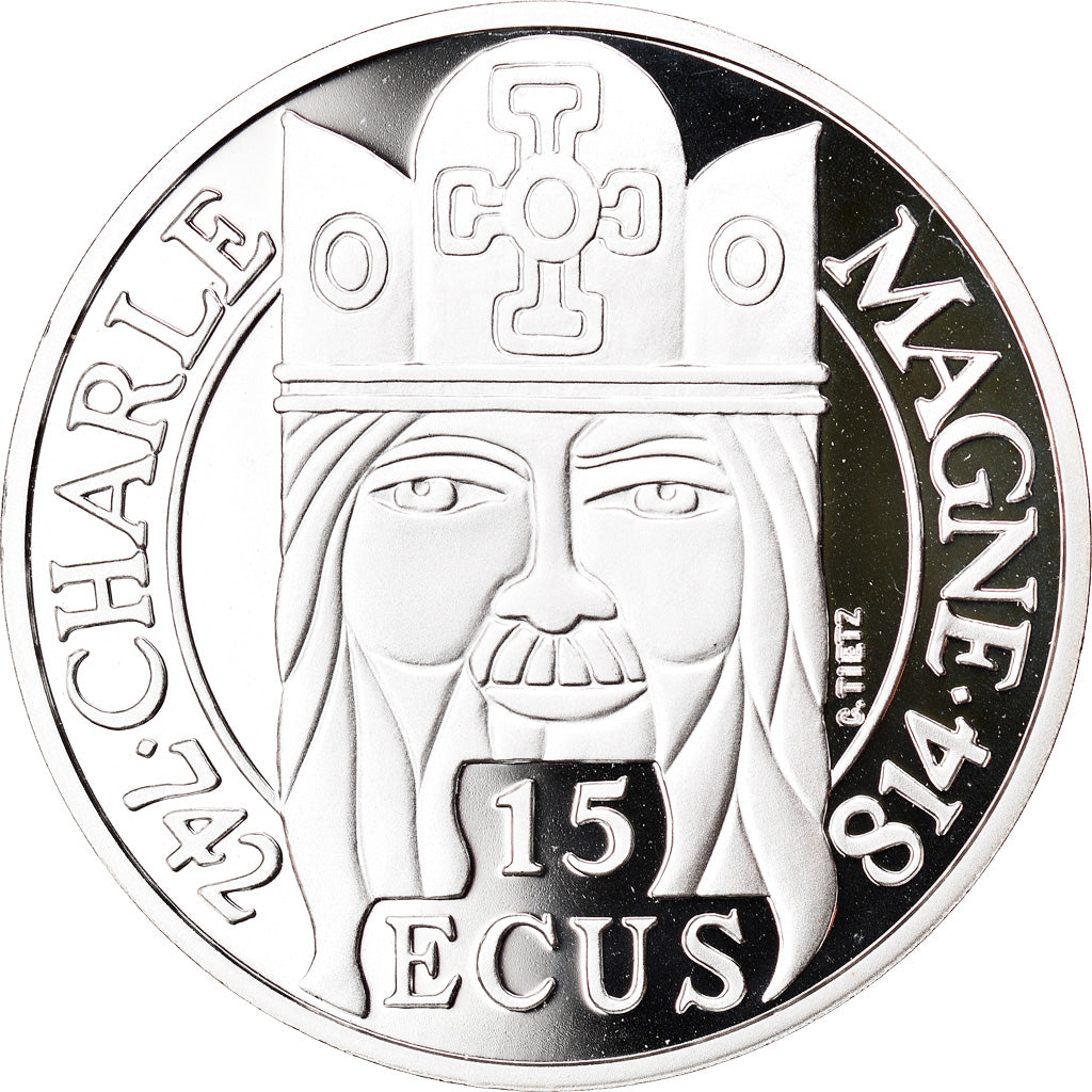 Coin, France, 100 Francs-15 Ecus, 1990, Paris, MS(65-70), Silver, KM:989