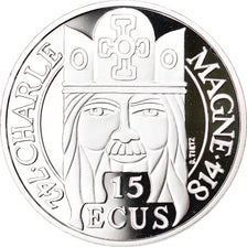 Coin, France, 100 Francs-15 Ecus, 1990, Paris, MS(65-70), Silver, KM:989