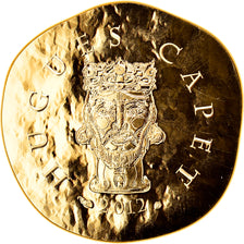 Francja, 50 Euro, Hugues Capet, 2012, Paris, MS(65-70), Złoto, KM:2076