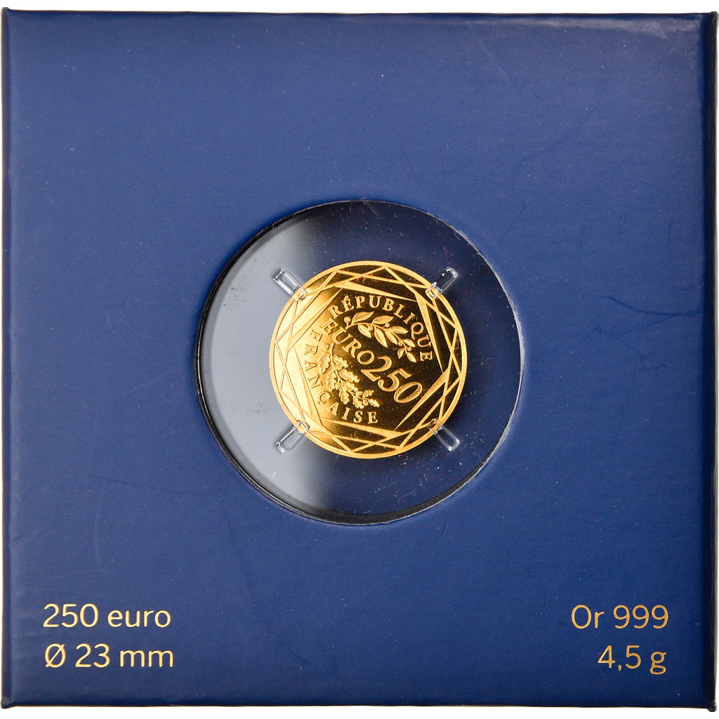 Francia, 250 Euro, 2015, Paris, FDC, Oro, Gadoury:EU659