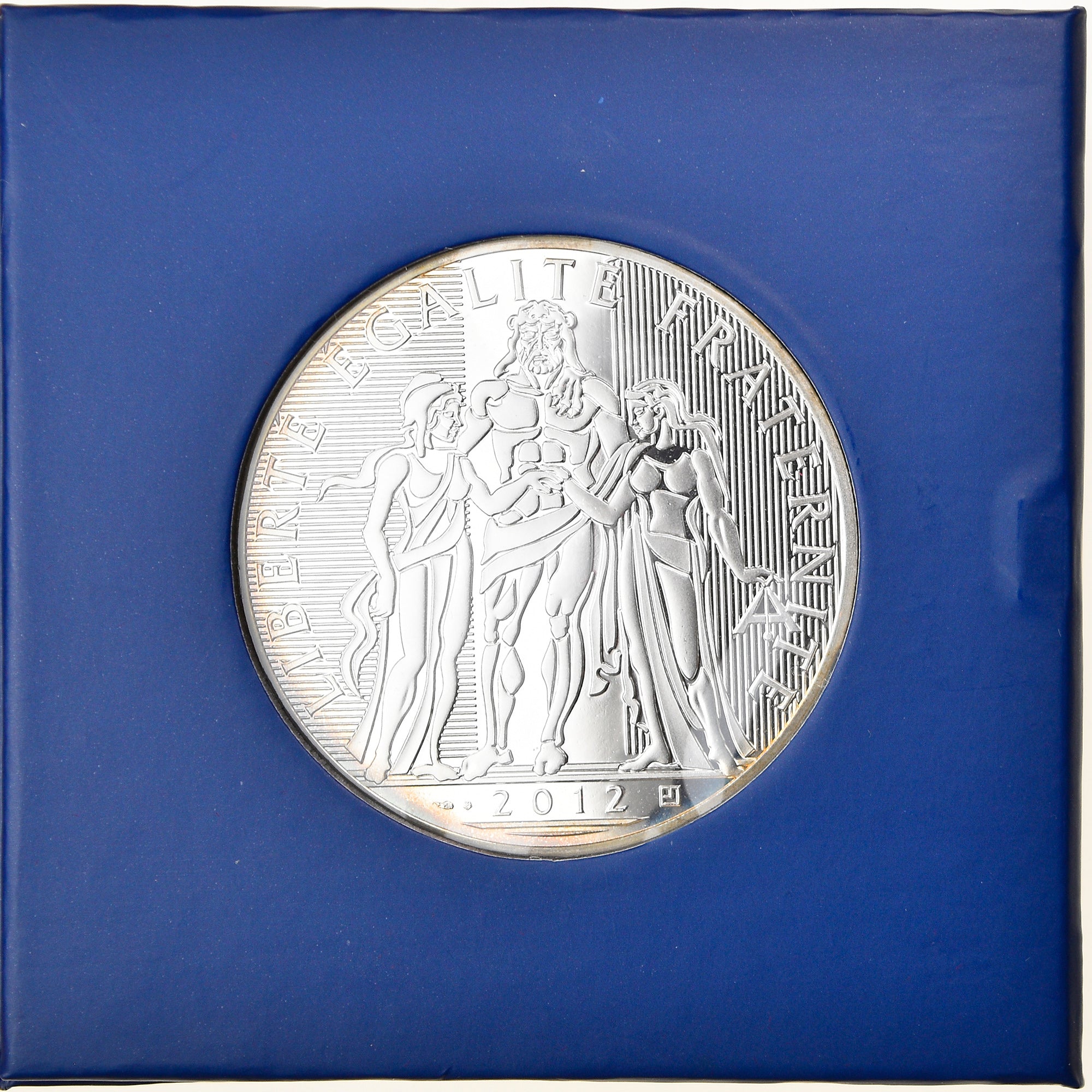 France, 100 Euro, 2012, Paris, Hercule, MS(65-70), Silver, Gadoury:EU591