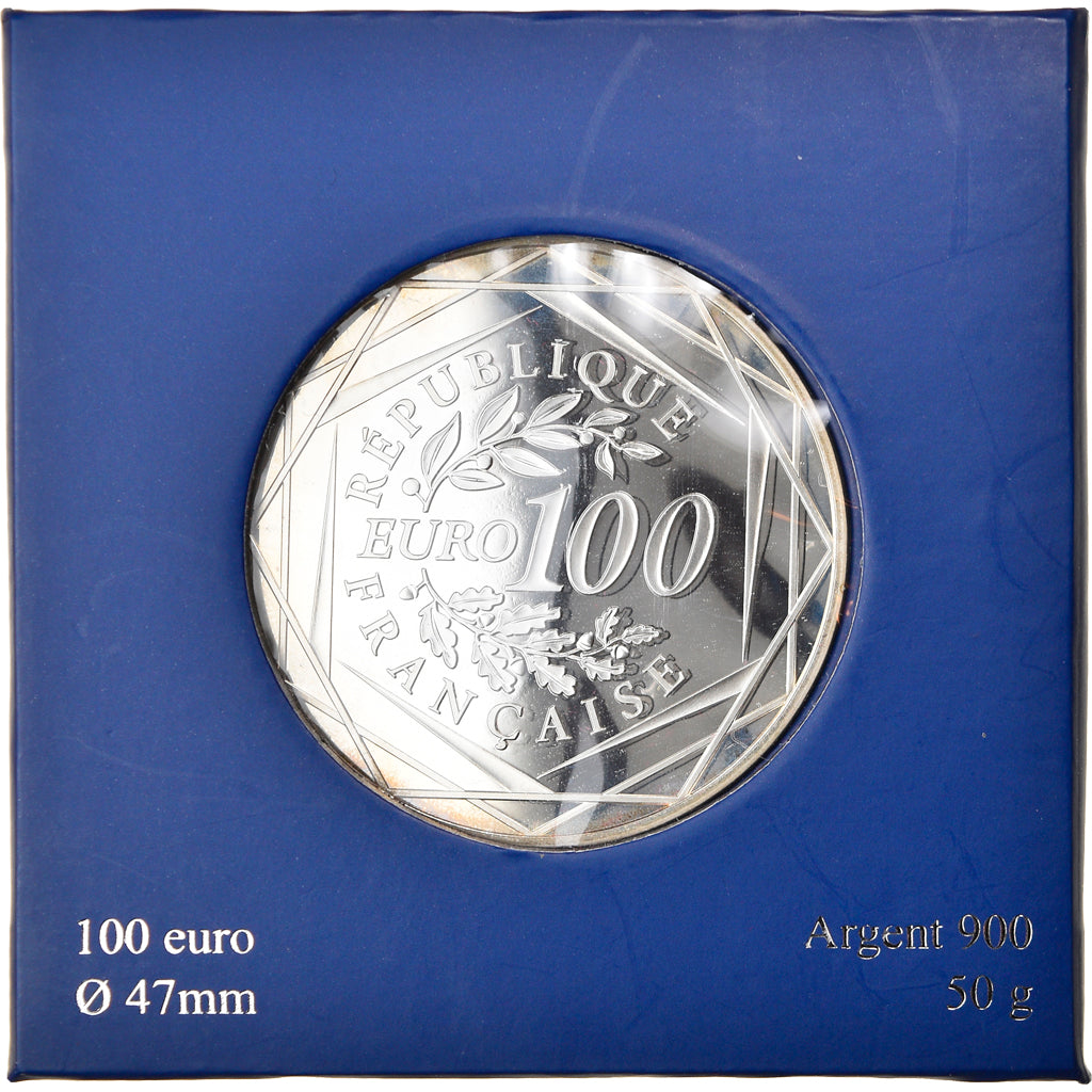 France, 100 Euro, 2012, Paris, Hercule, MS(65-70), Silver, Gadoury:EU591