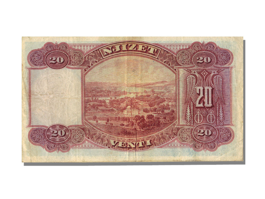 Billete, 20 Franka Ari, Albania, MBC