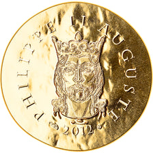 Francja, Philippe II, 50 Euro, 2012, Paris, MS(65-70), Złoto, KM:1858