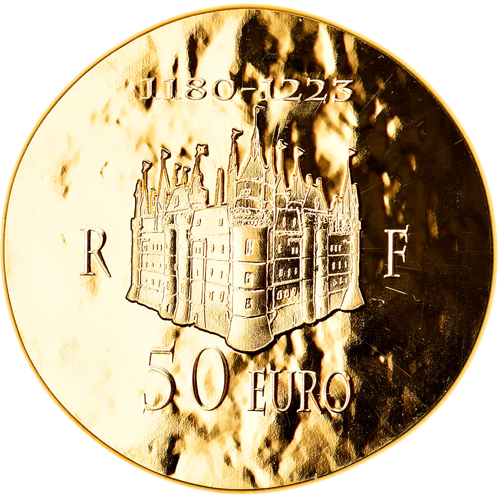 France, Philippe II, 50 Euro, 2012, Paris, MS(65-70), Gold, KM:1858