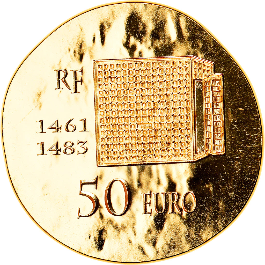 Francia, 50 Euro, Louis XI, 2013, Paris, FDC, Oro