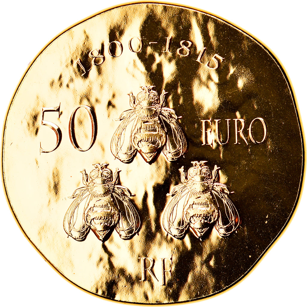 France, Napoléon I, 50 Euro, 2014, Paris, MS(65-70), Gold