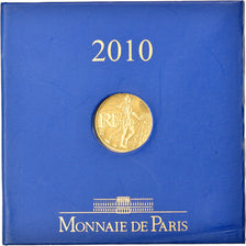 Francja, 100 Euro, La Semeuse, 2010, Paris, MS(65-70), Złoto, KM:1536