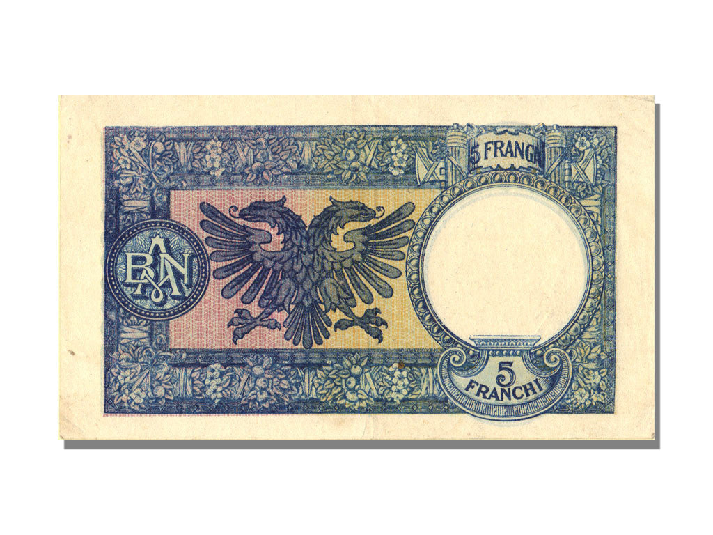 Billete, 5 Franga, Albania, EBC