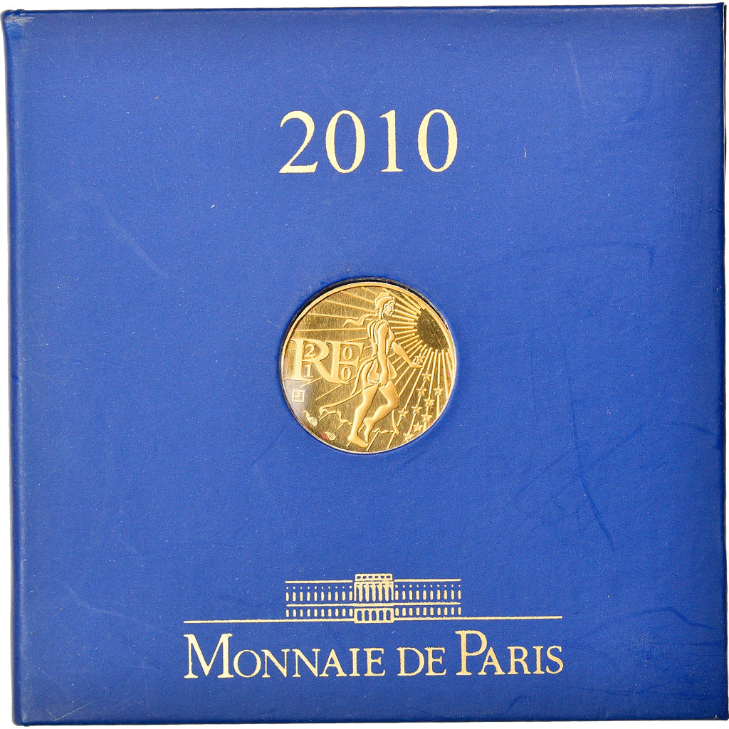 Francia, 100 Euro, La Semeuse, 2010, Paris, FDC, Oro, KM:1536