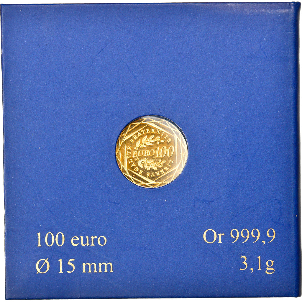 Francia, 100 Euro, La Semeuse, 2010, Paris, FDC, Oro, KM:1536