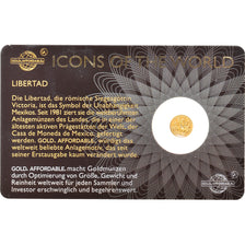 Coin, Rwanda, Libertad, 10 Francs, 2015, 1/200 Oz, MS(65-70), Gold