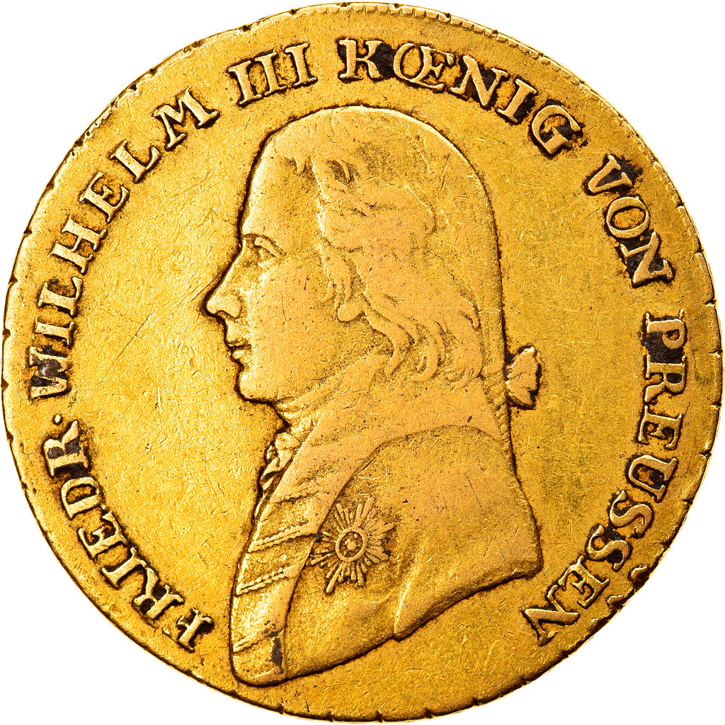 Coin, German States, PRUSSIA, Friedrich Wilhelm III, Frederick D'or, 1807