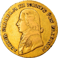 Monnaie, Etats allemands, PRUSSIA, Friedrich Wilhelm III, Frederick D'or, 1807
