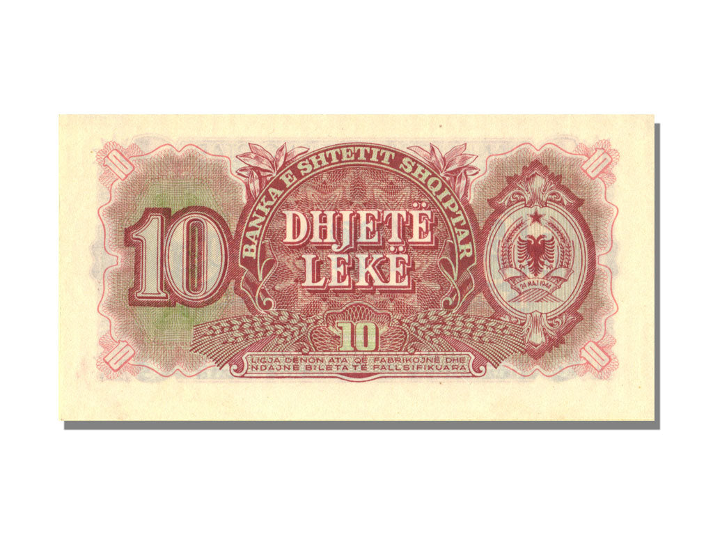 Albania, 10 Lek, 1957, UNC(65-70), CX 670826