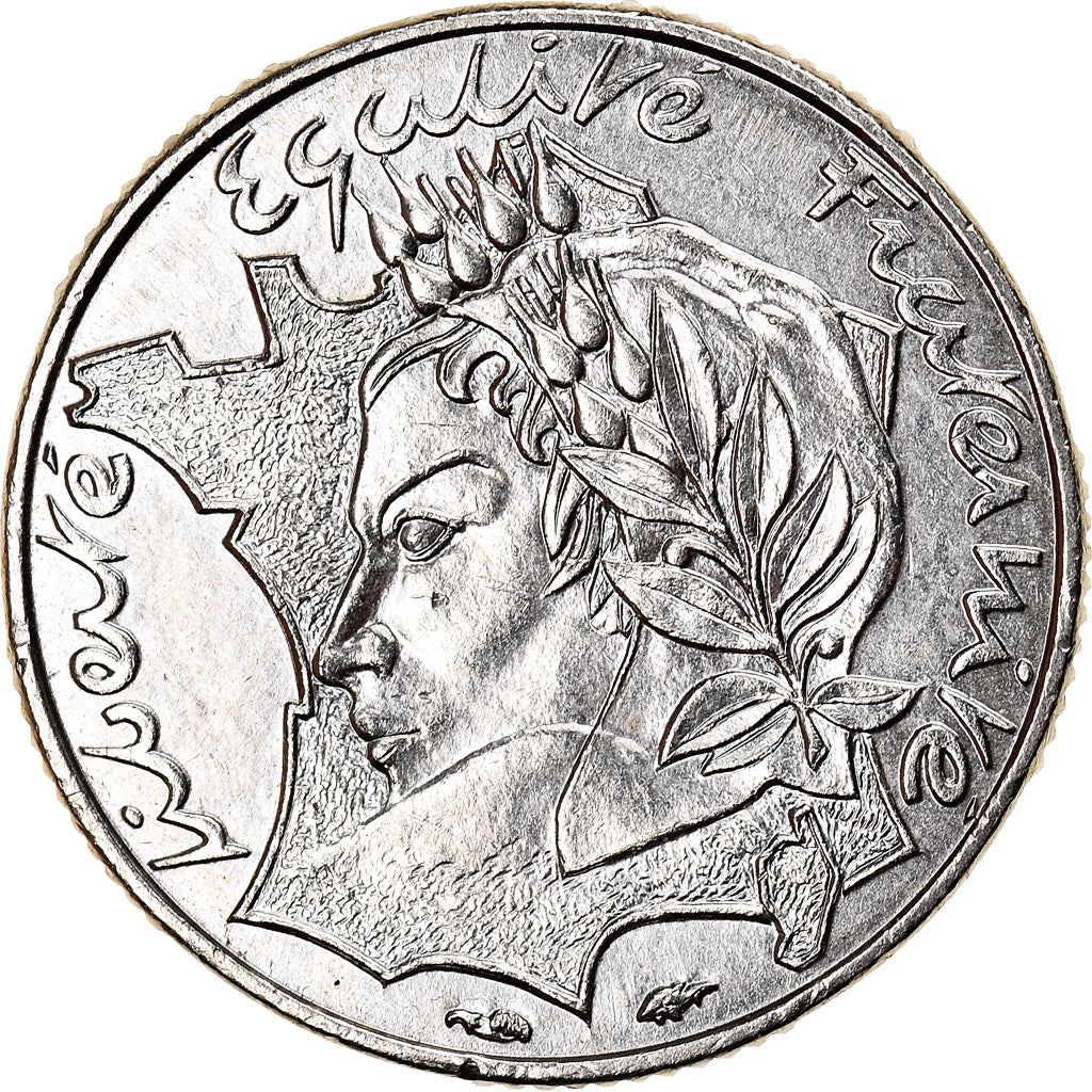 Coin, France, Jimenez, 10 Francs, 1986, Paris, MS(63), Nickel, KM:959