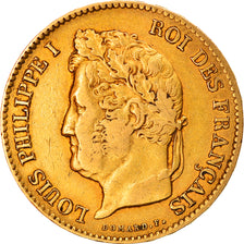 Münze, Frankreich, Louis-Philippe, 40 Francs, 1836, Paris, SS, Gold, KM:747.1