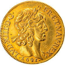 Coin, France, Louis XIII, Louis d'or, Louis d'Or, 1641, Paris, EF(40-45), Gold