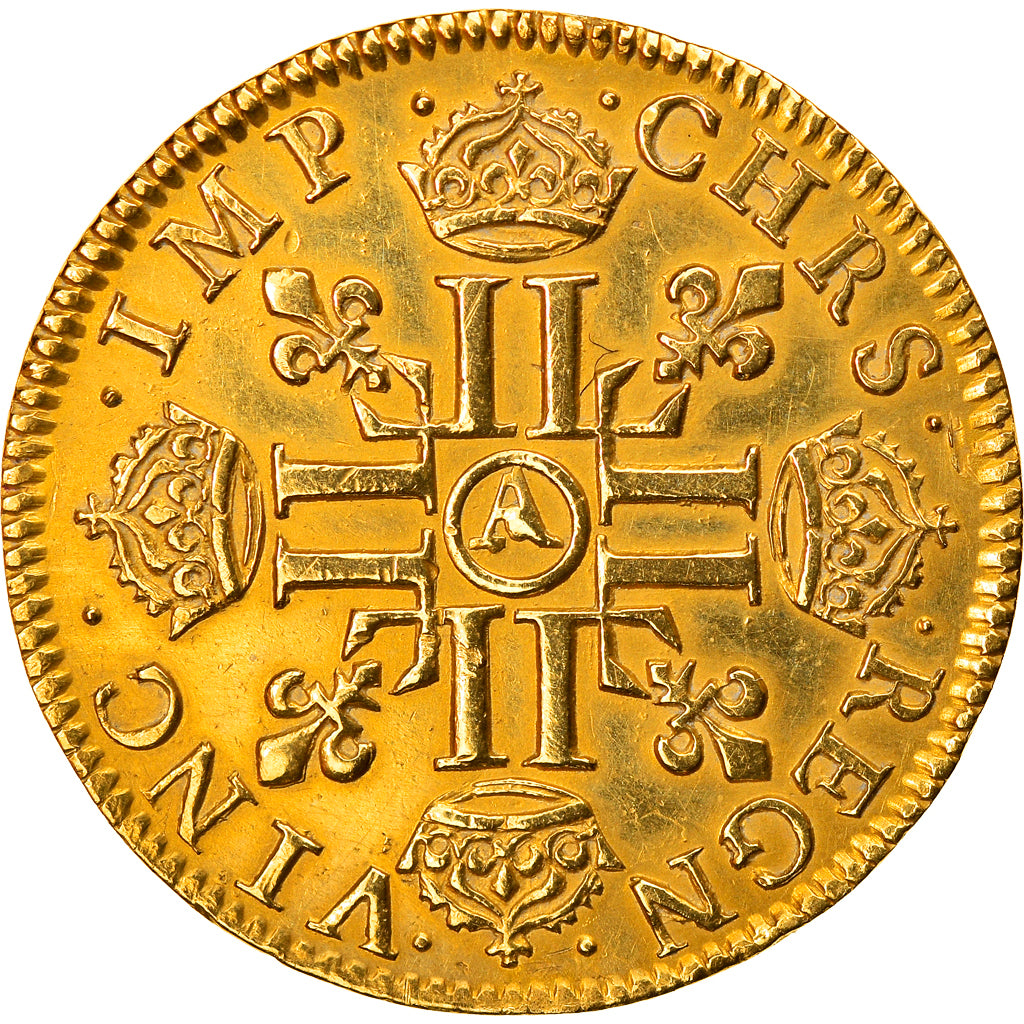 Coin, France, Louis XIII, Louis d'or, Louis d'Or, 1641, Paris, EF(40-45), Gold
