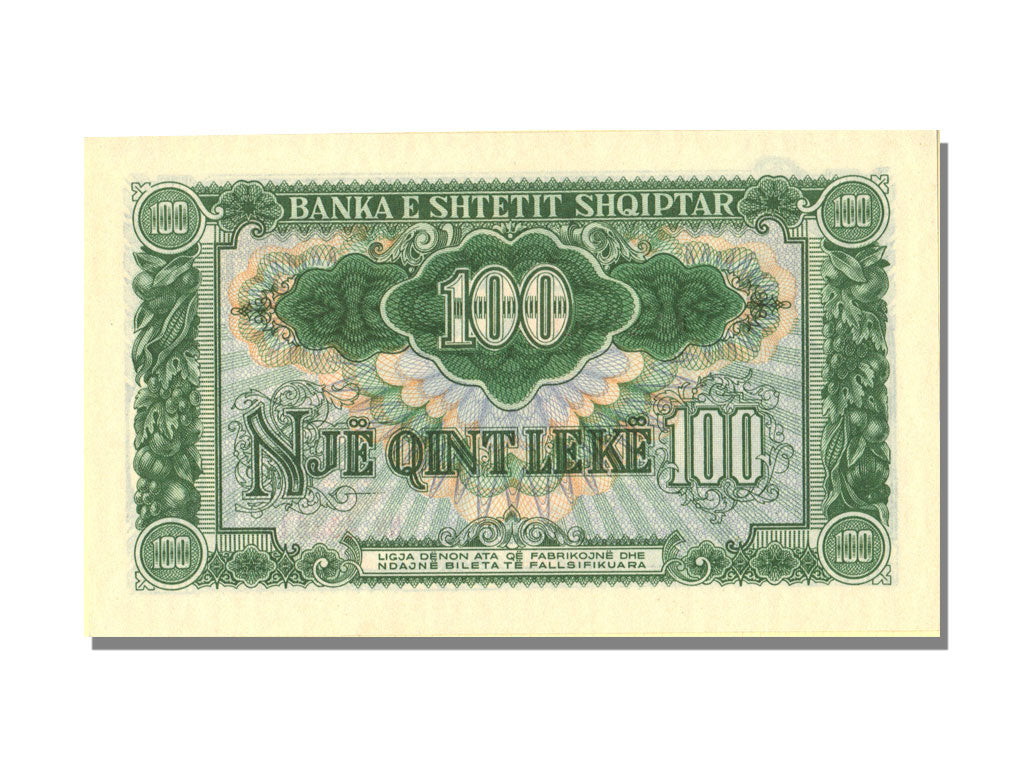 Banconote, Albania, 100 Lekë, 1957, FDS